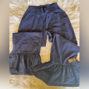 MATILDA JANE | Women’s  Blue Big Ruffle Stretchy  Pants size X-Small